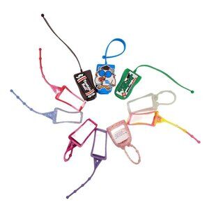 Bath & Body Works & Candy Theme Hand Sanitizer Holders Lot Of 10 Tootsie Glitter